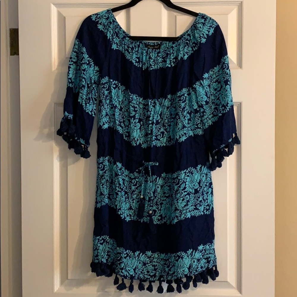 Coverup With Tassel Trim